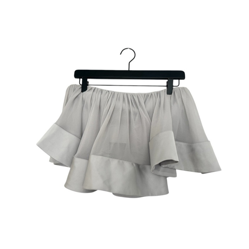 KEEPSAKE THE LABEL Silver Strapless Blouse